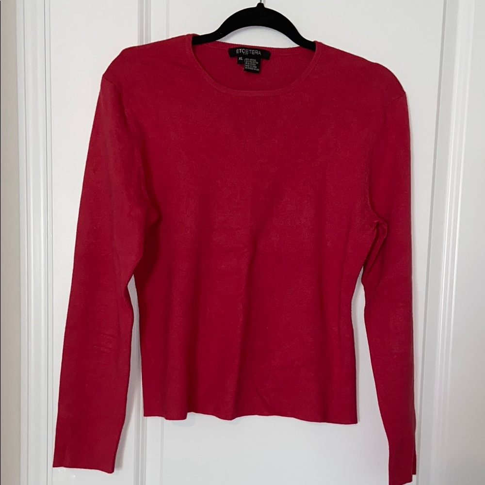 Etcetera Bold Fushia Knit Sweater
